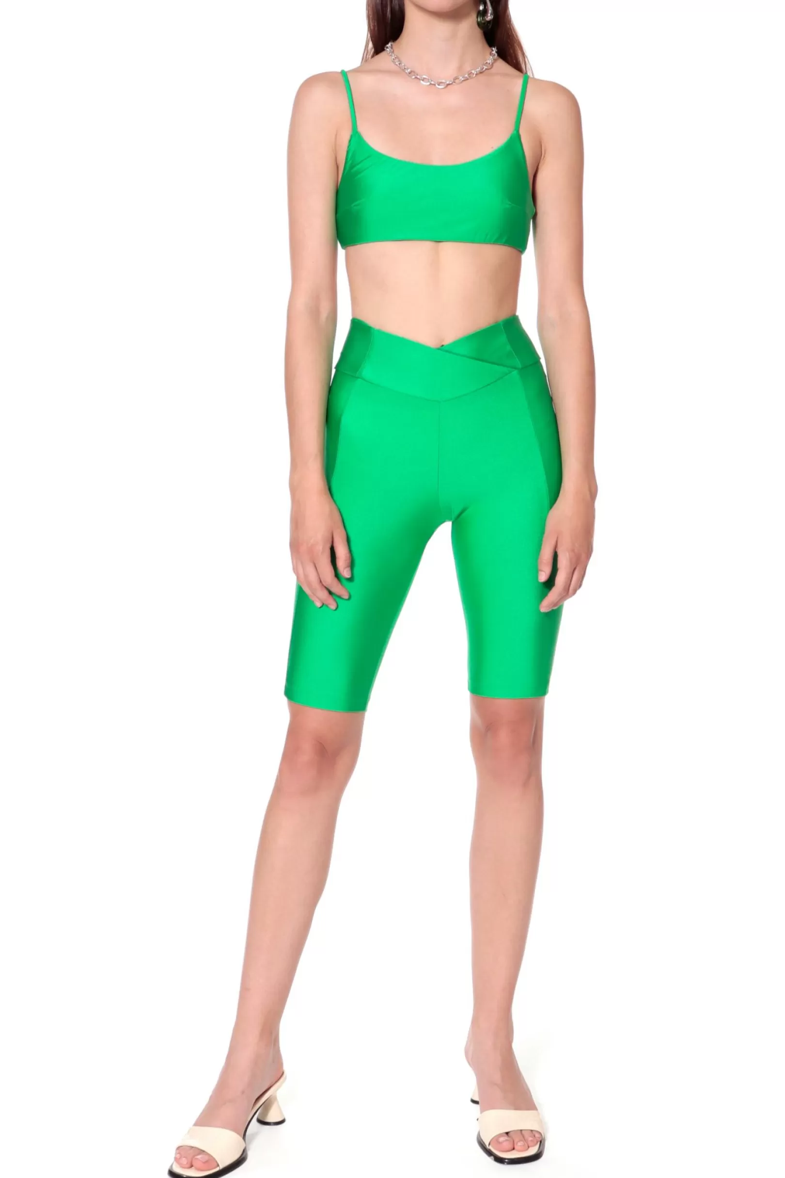 AGGI Pants^Biker Shorts Jess Brazil Green