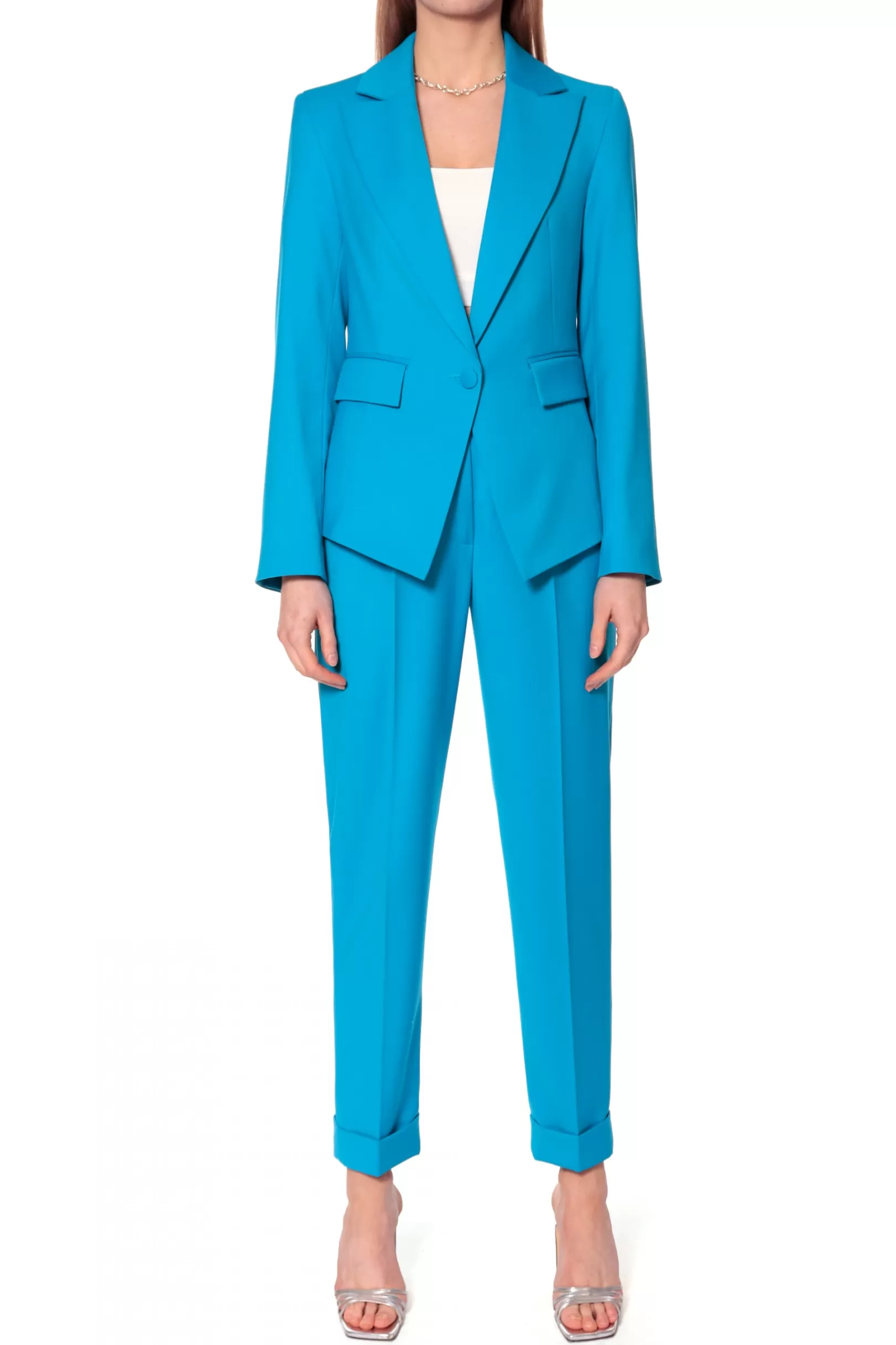 AGGI Suits^Blazer Angela Blue Jewel