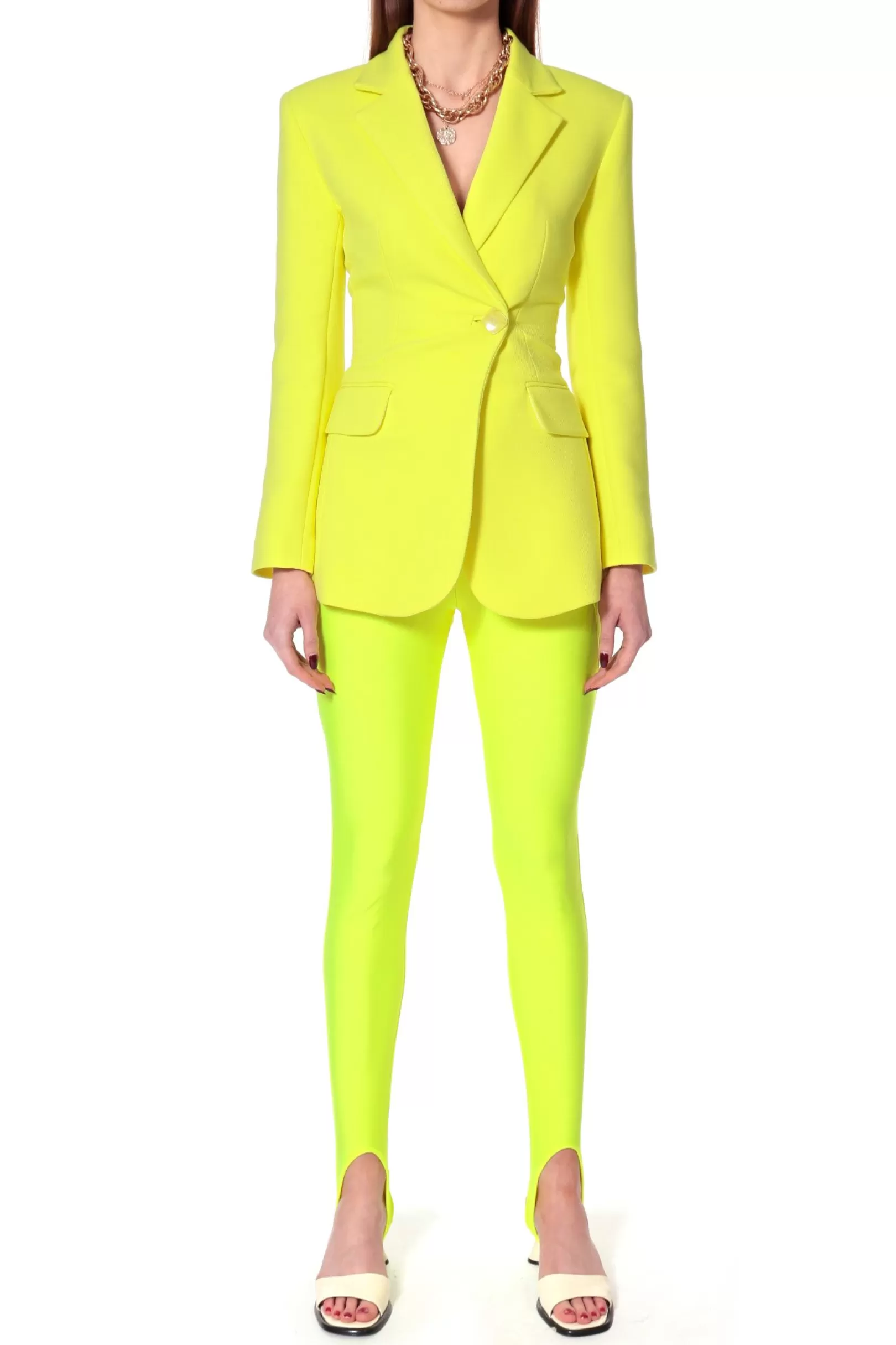 AGGI Suits^Blazer Isabella Laser Yellow