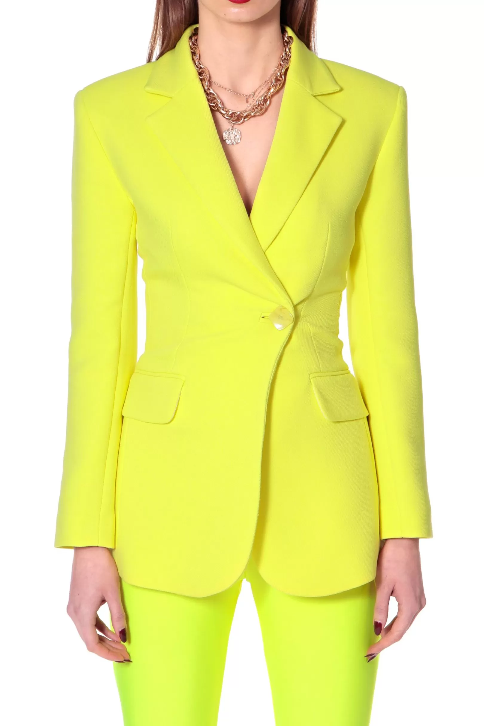 AGGI Suits^Blazer Isabella Laser Yellow