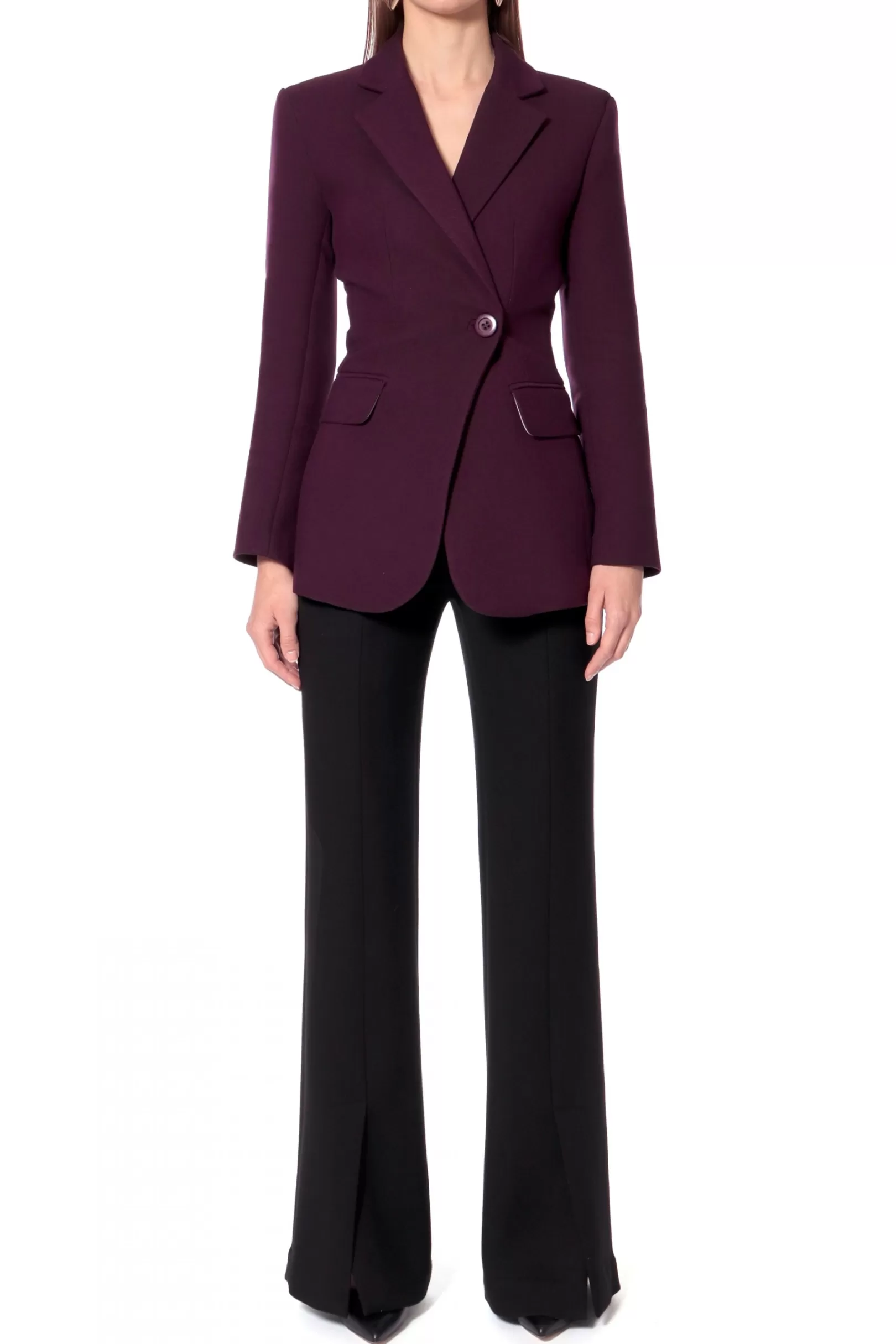 AGGI Blazers^Blazer Isabella Plum Wine