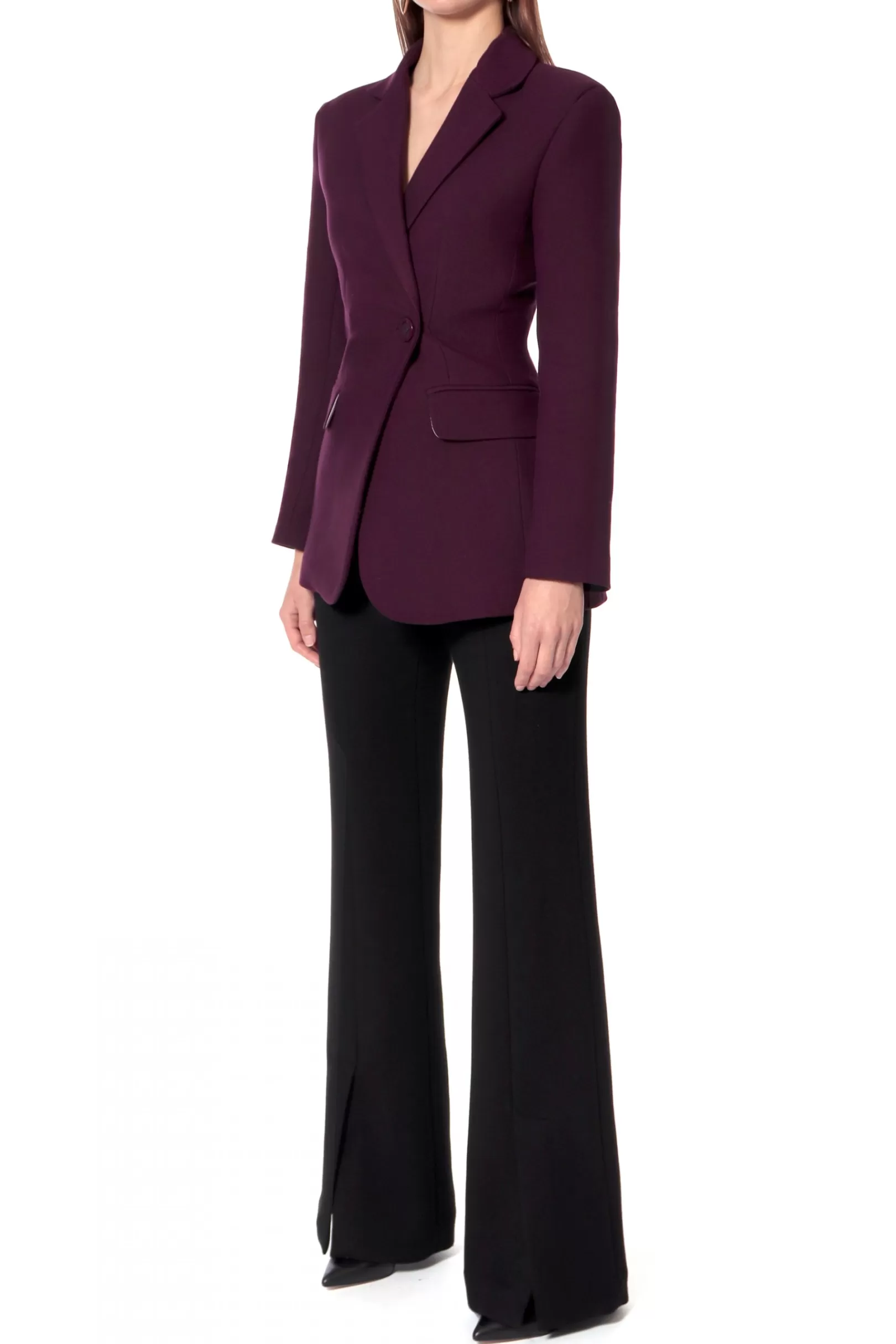 AGGI Blazers^Blazer Isabella Plum Wine