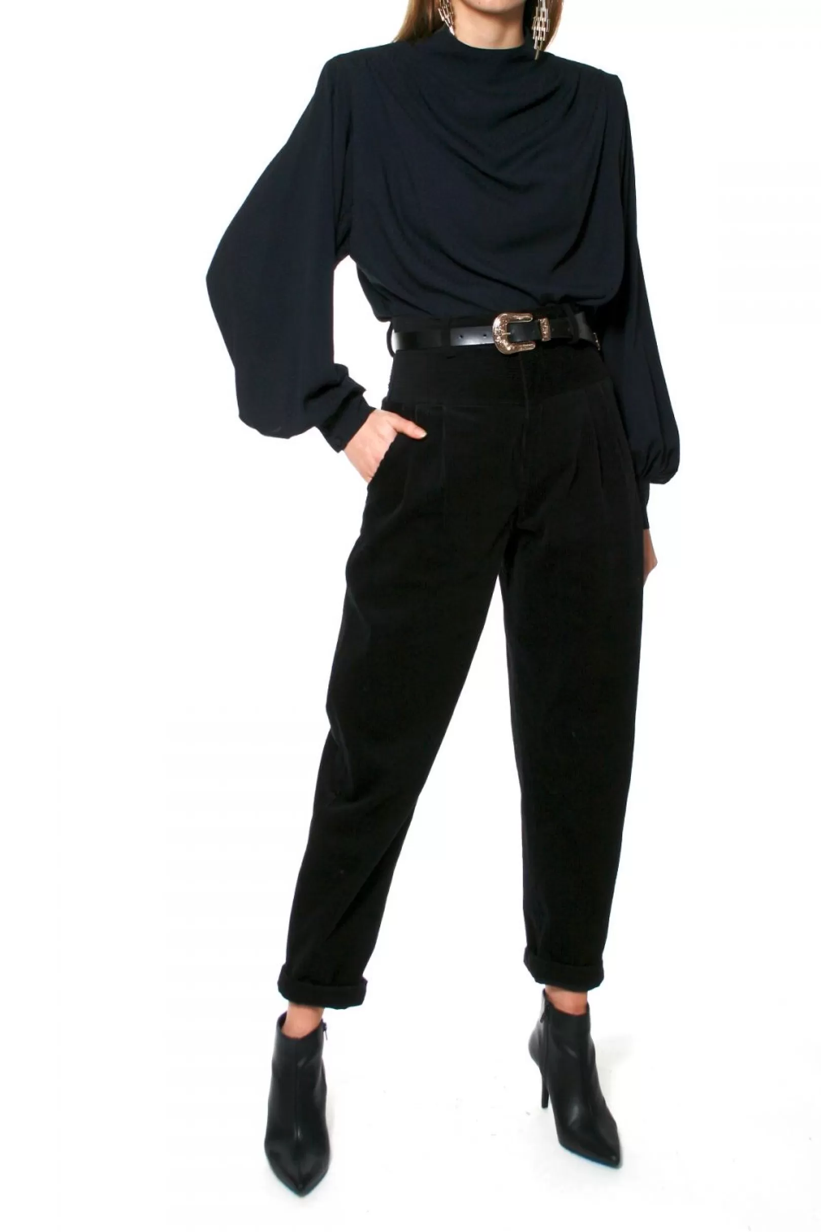 AGGI Shirts^Blouse Karen Neutral Black