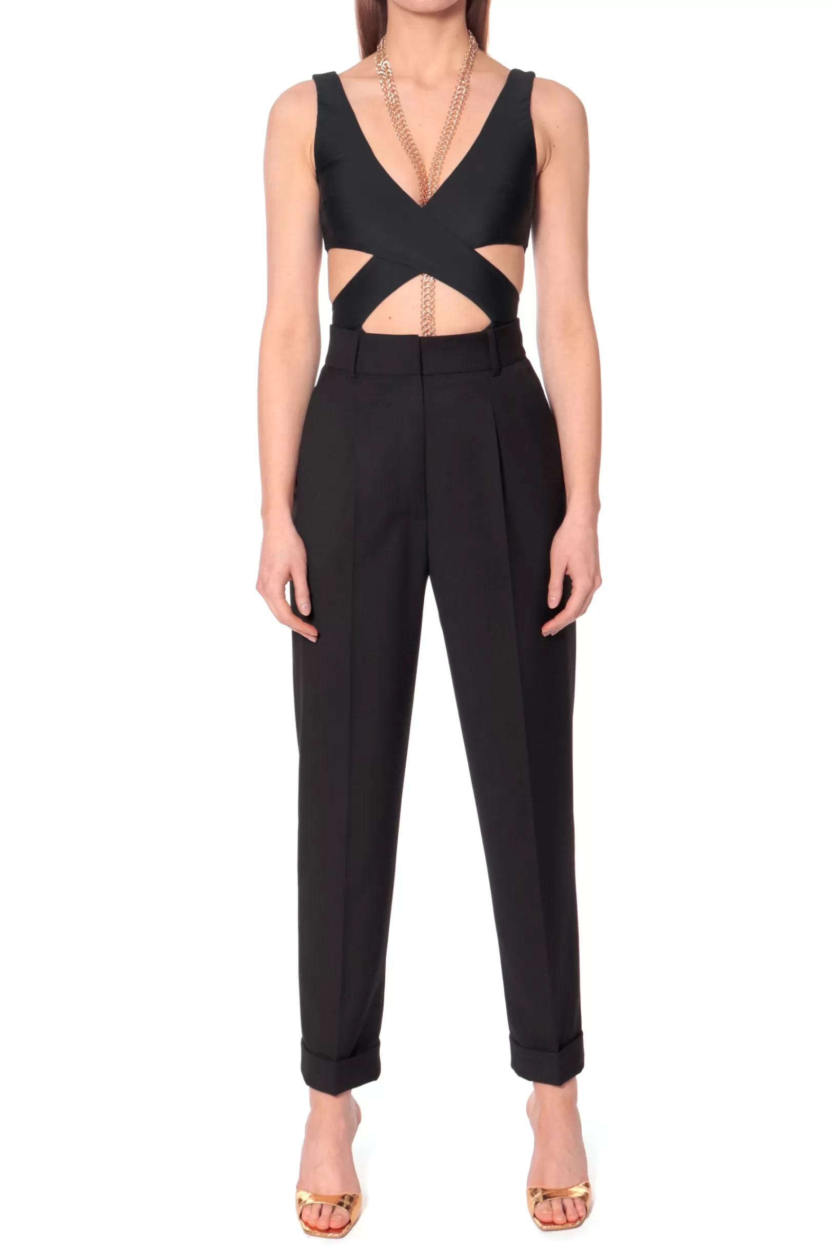 AGGI Jumpsuits^Body Suit Nola Matt Black