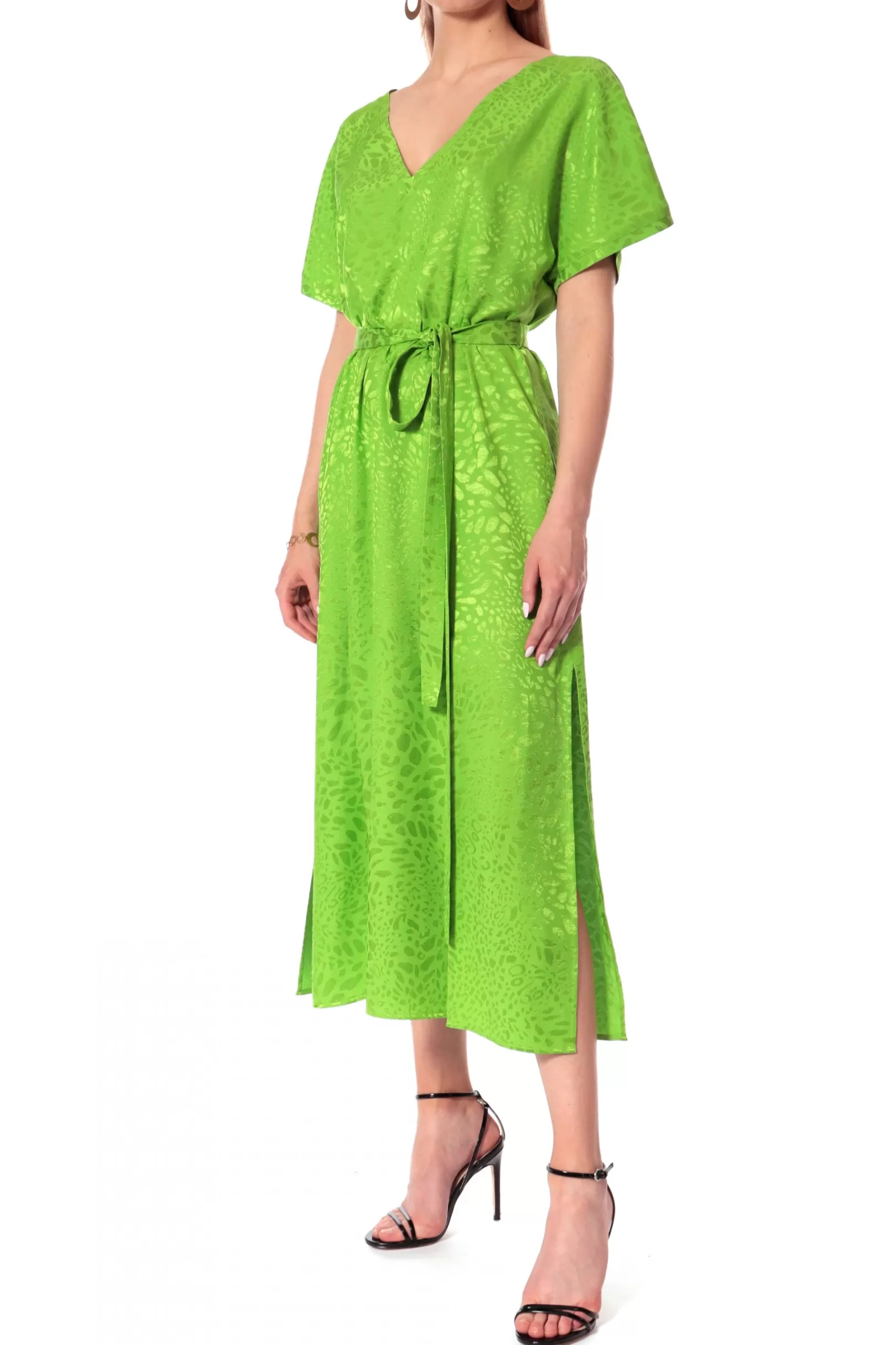 AGGI Dresses^Dress Eira Bright Lime Green