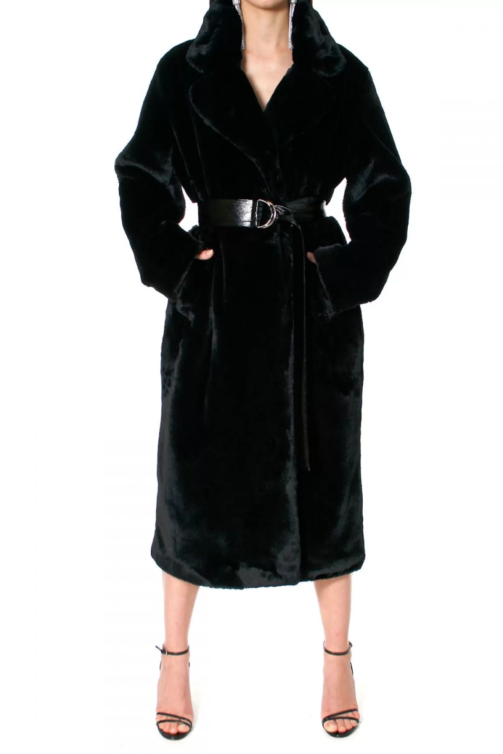 AGGI Coats^Fur Kylie Warm Black