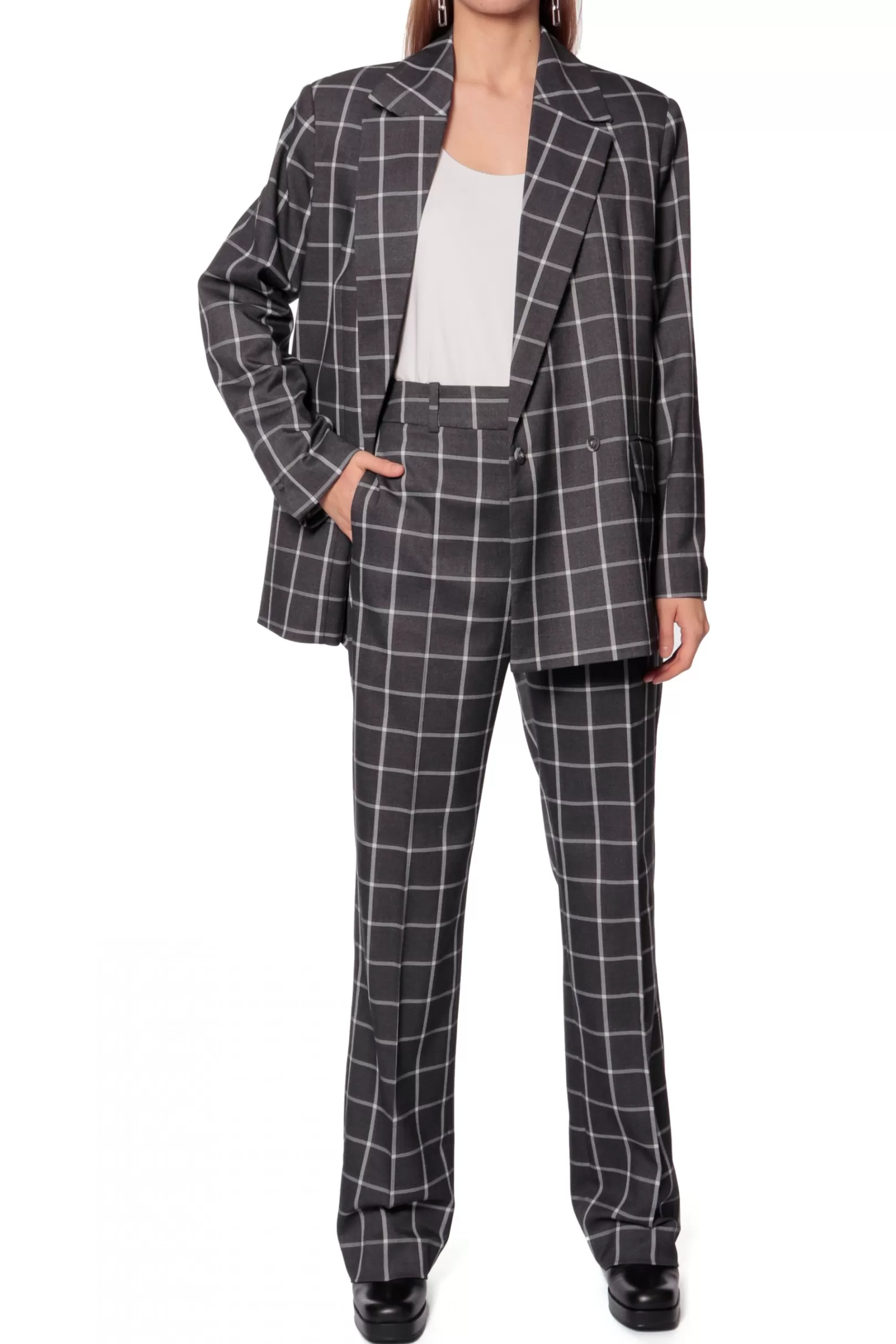 AGGI Suits^Pants Erin Frost Grey