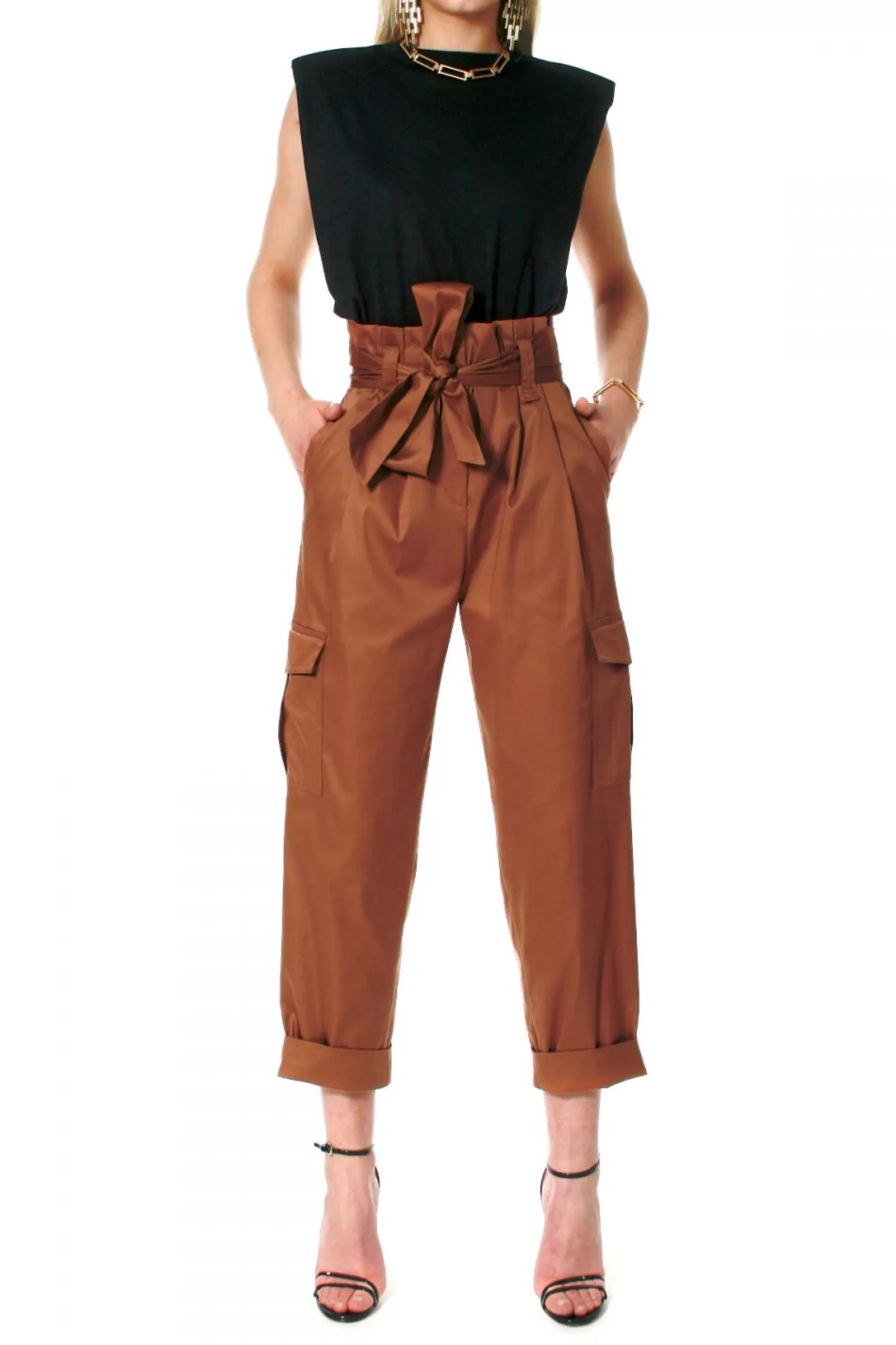 AGGI Pants^Pants Meryl Tobacco Brown