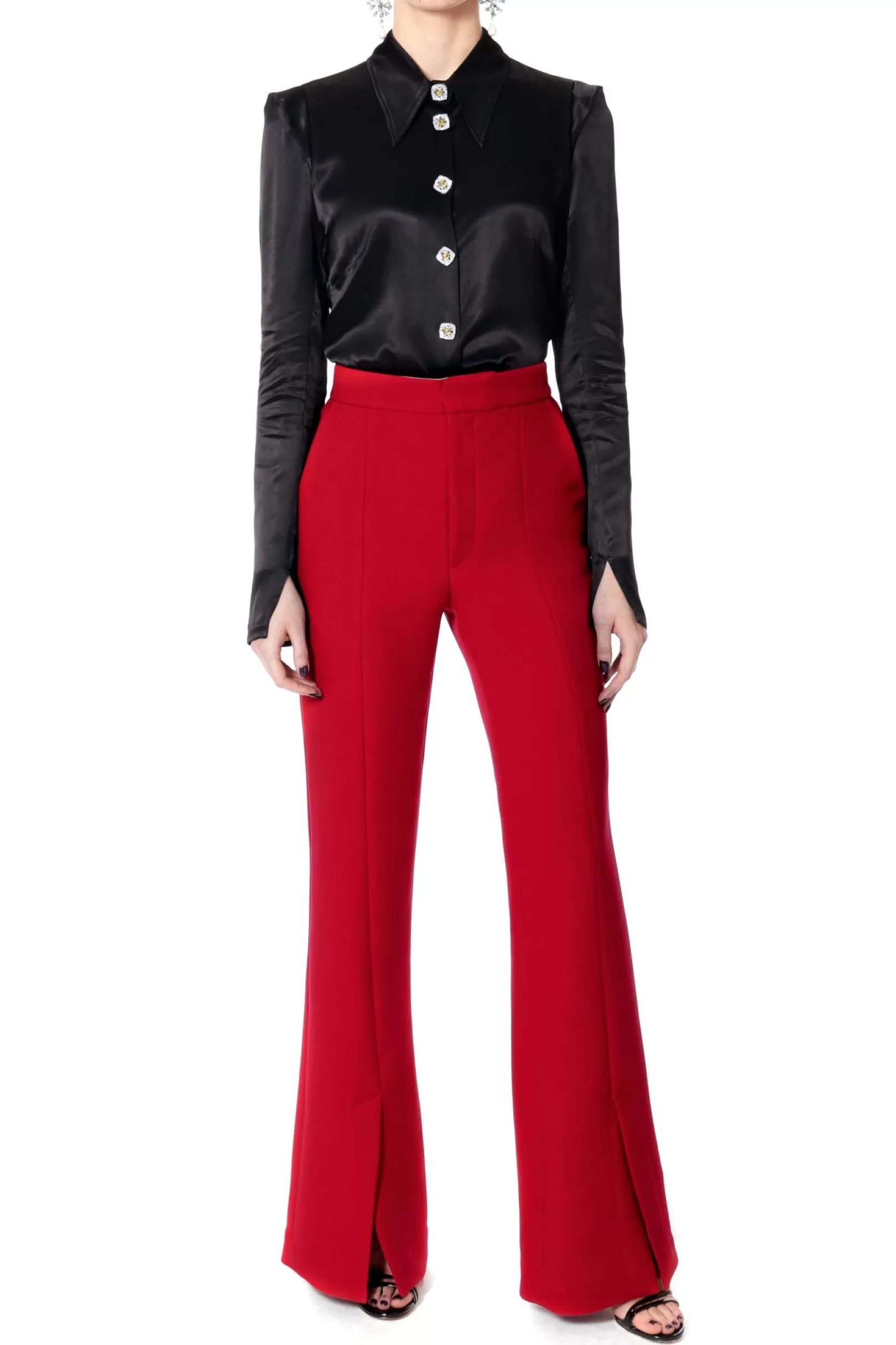 AGGI Suits^Pants Monica Lipstick Red