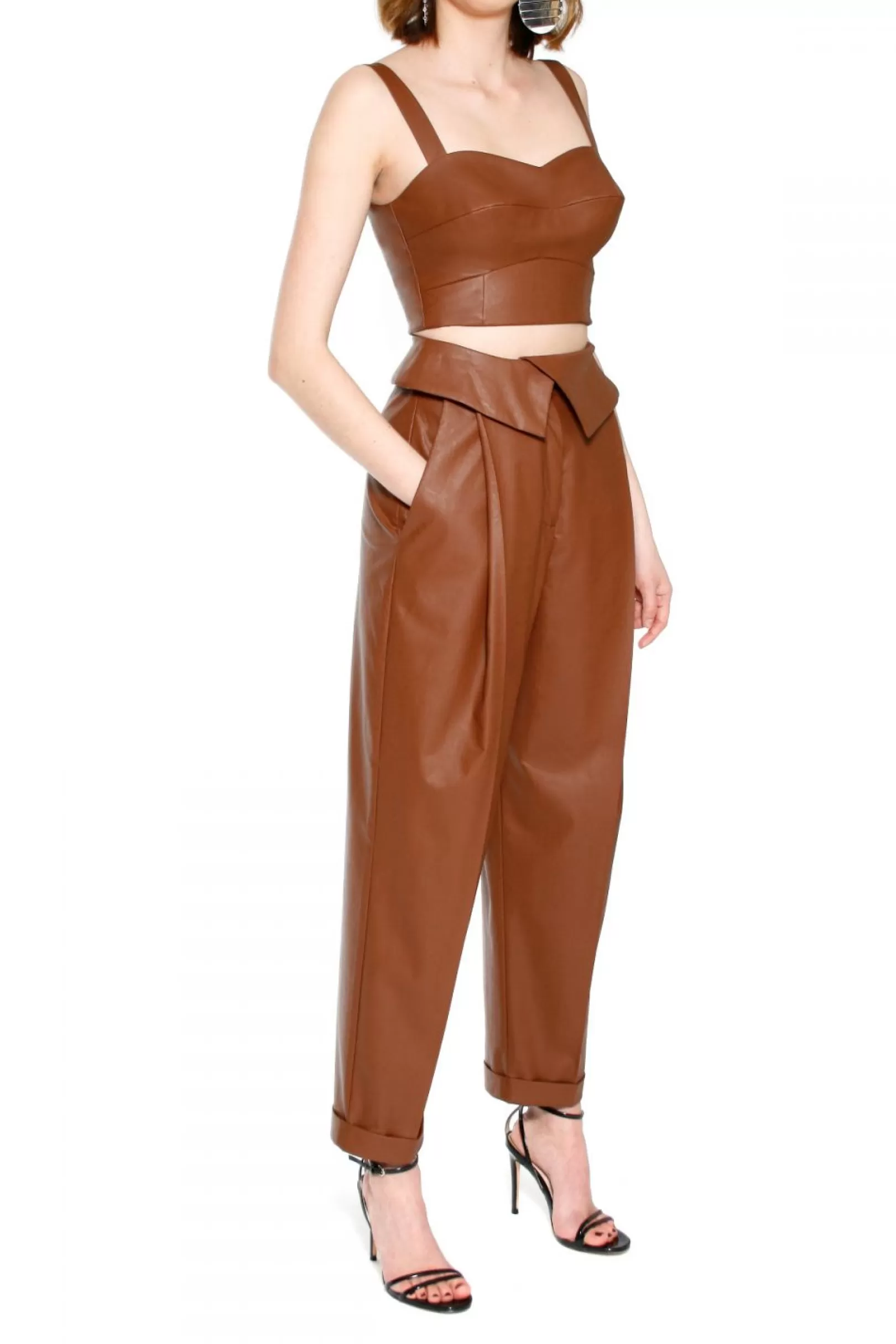 AGGI Pants^Pants Xenia Raw Umber