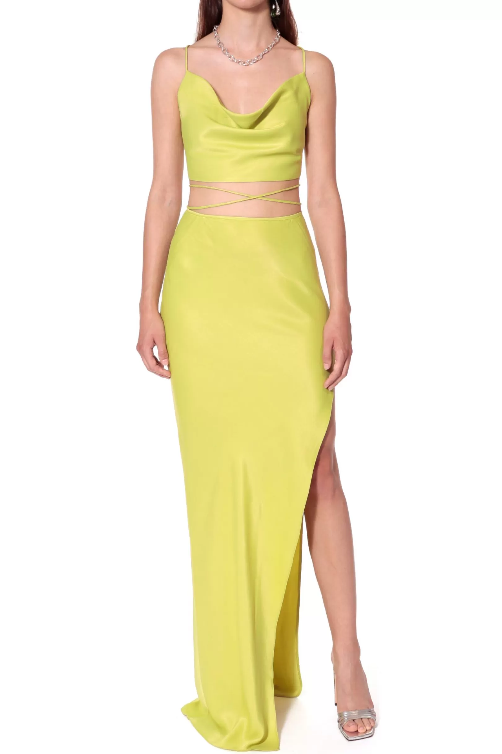 AGGI Co-Ord Sets^Skirt Gal Wild Lime