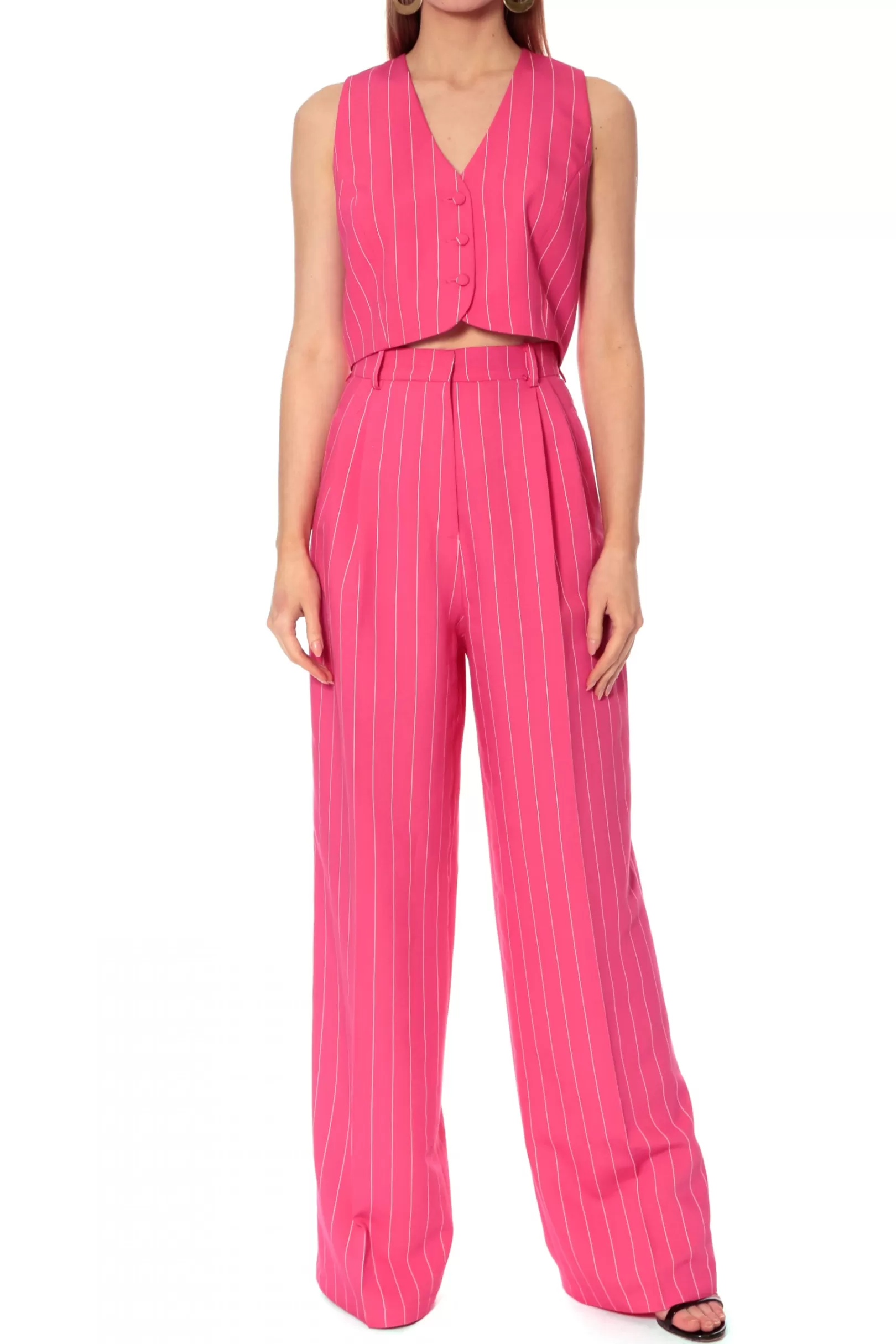 AGGI Suits^Vest Sienna Hot Pink